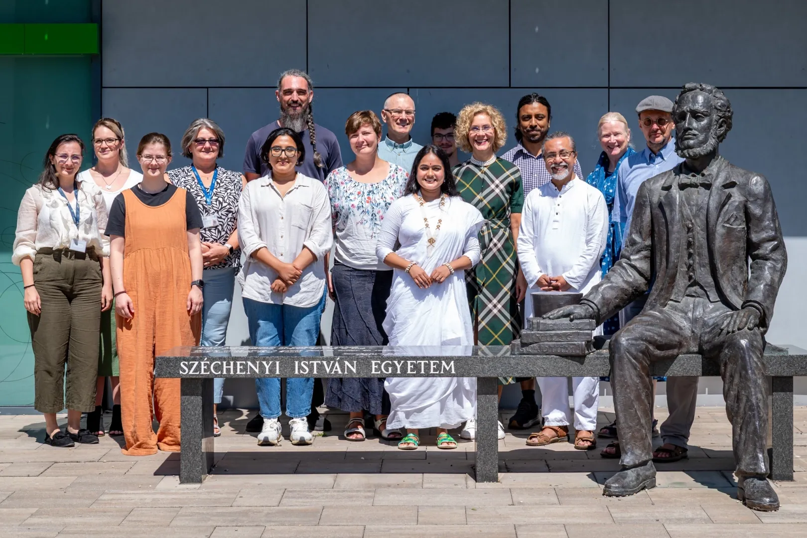 A group of participants in the Middle Bengali academic workshop. (Photo: András Adorján)